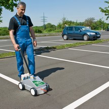 Marcatore per pavimenti A.M.P.E.R.E. Perfect Striper, Set