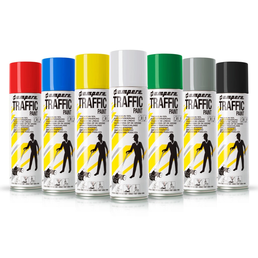 A.M.P.E.R.E. Colore per marcatura TRAFFIC 0,5 l, giallo Immagine del prodotto n. 3: A.M.P.E.R.E. Colore per marcatura TRAFFIC 0,5 l, giallo