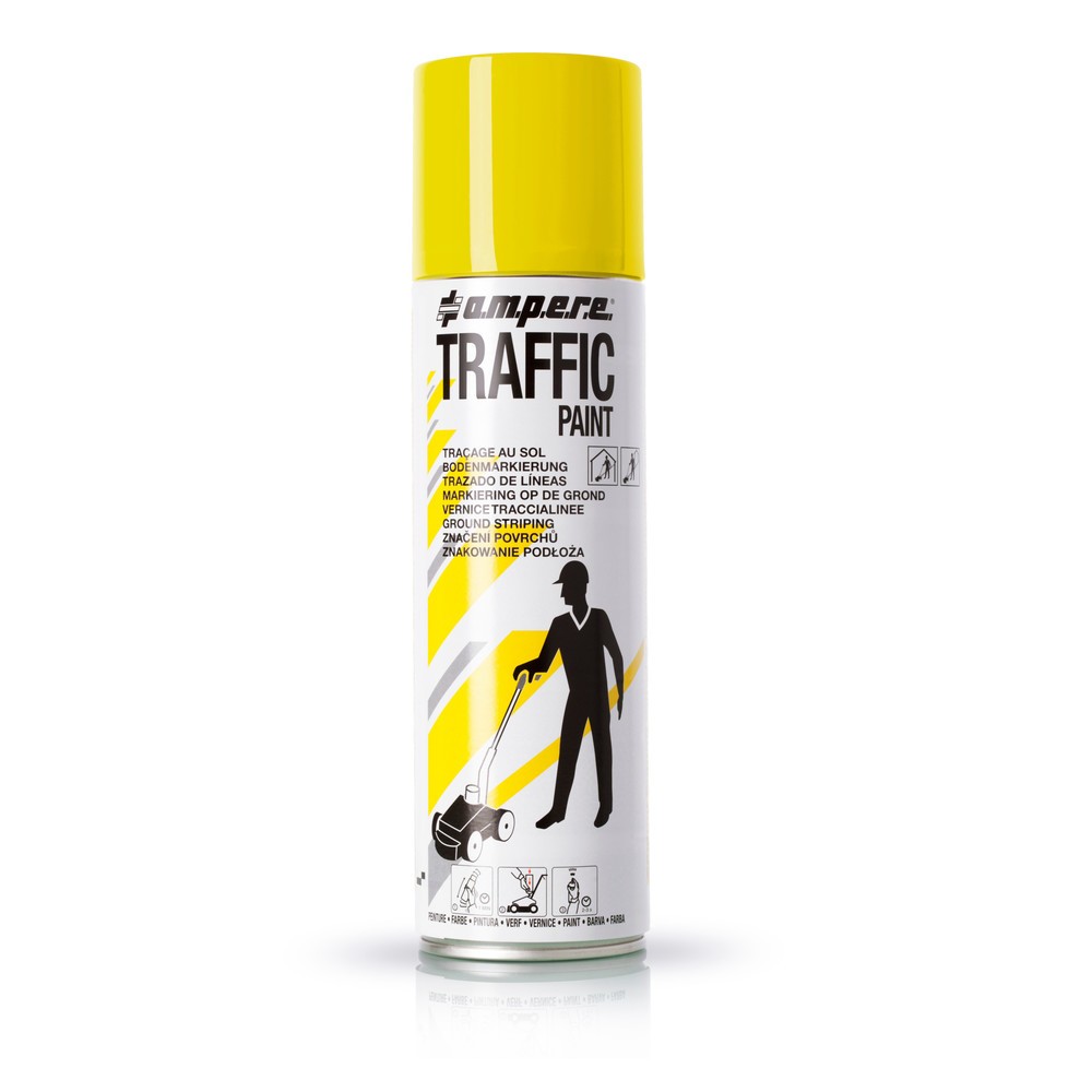 Immagine del prodotto: A.M.P.E.R.E. Colore per marcatura TRAFFIC 0,5 l, giallo