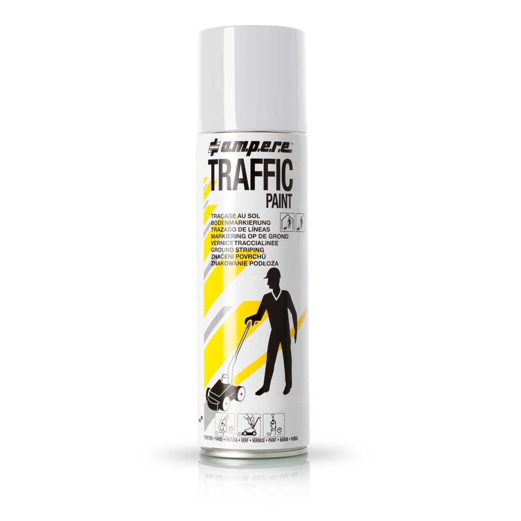 Immagine del prodotto: A.M.P.E.R.E. Colore per marcatura TRAFFIC 0,5 l, bianco