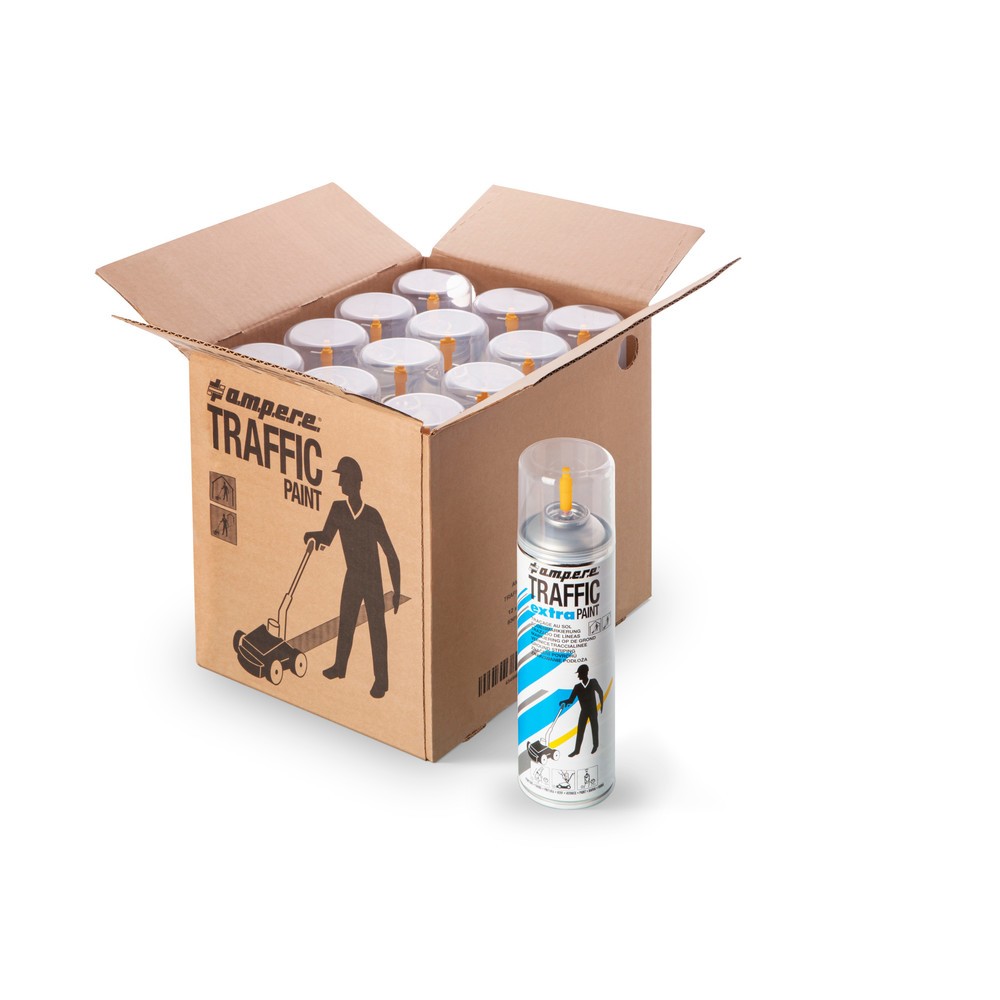 Immagine del prodotto: A.M.P.E.R.E. Colore per marcatura TRAFFIC extra 0,5 l bianco