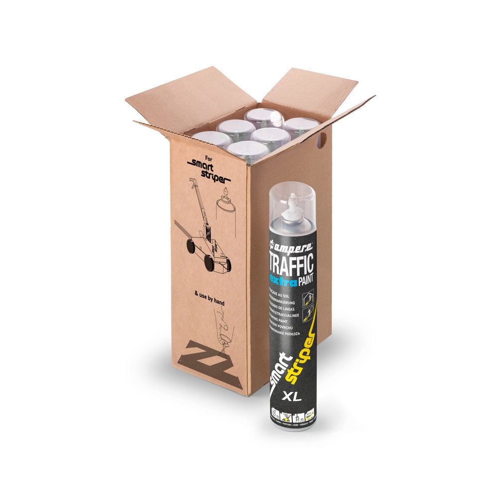 Immagine del prodotto n. 3: A.M.P.E.R.E. Colore per marcatura TRAFFIC extra Paint® XL 0,75 l, bianco