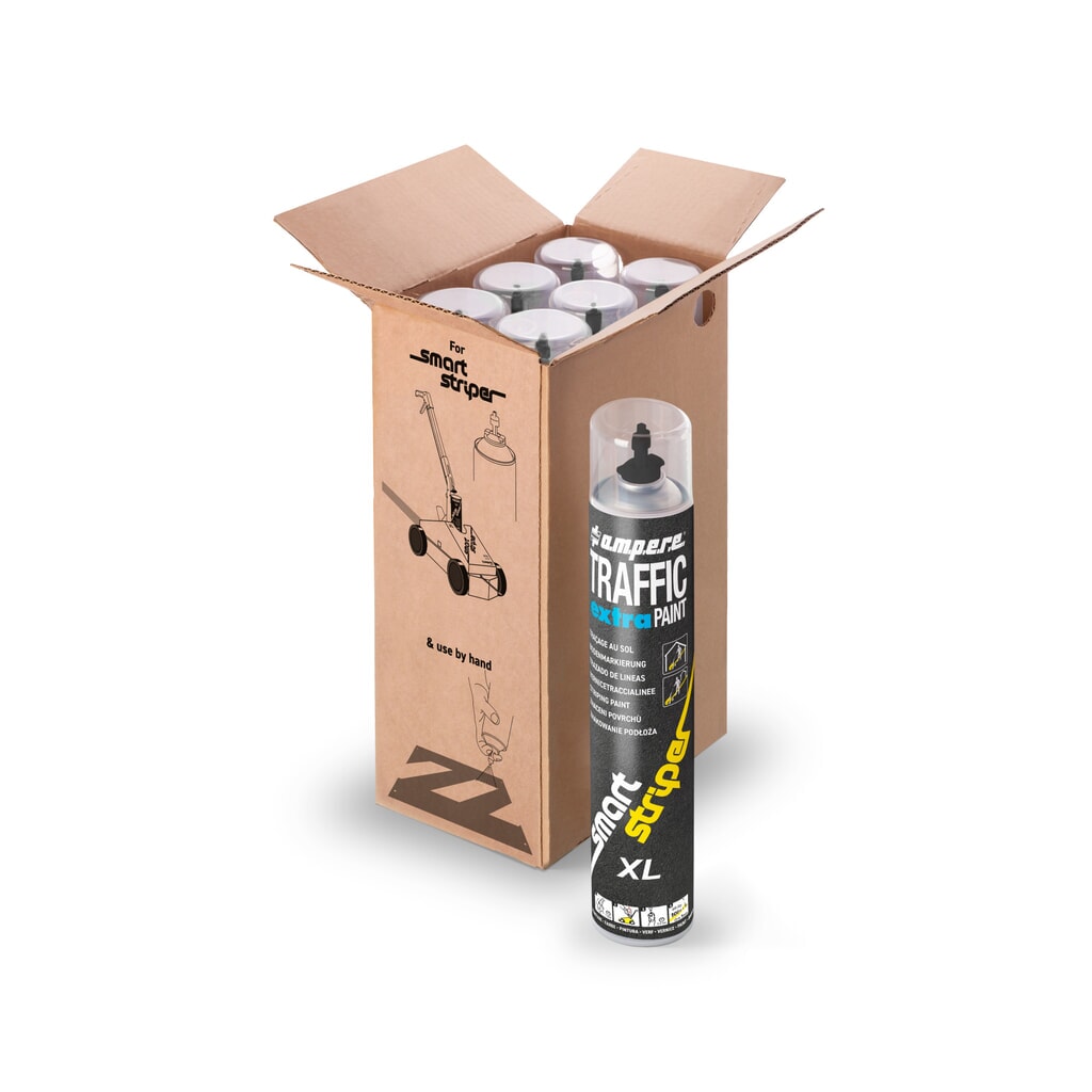 A.M.P.E.R.E. Colore per marcatura TRAFFIC extra Paint® XL 0,75 l, nero Immagine del prodotto n. 6: A.M.P.E.R.E. Colore per marcatura TRAFFIC extra Paint® XL 0,75 l, nero