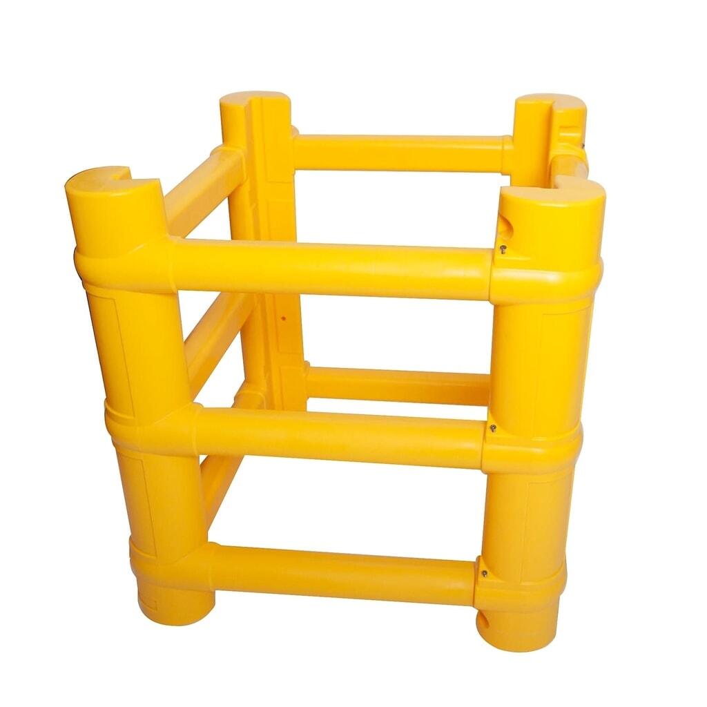 Immagine del prodotto: A.M.P.E.R.E. Protezione antiurto per colonne Universal Rack Mammut®, tagliabile su misura, altezza 1.000 mm, per dimensioni colonna LxP 200 x 200 mm