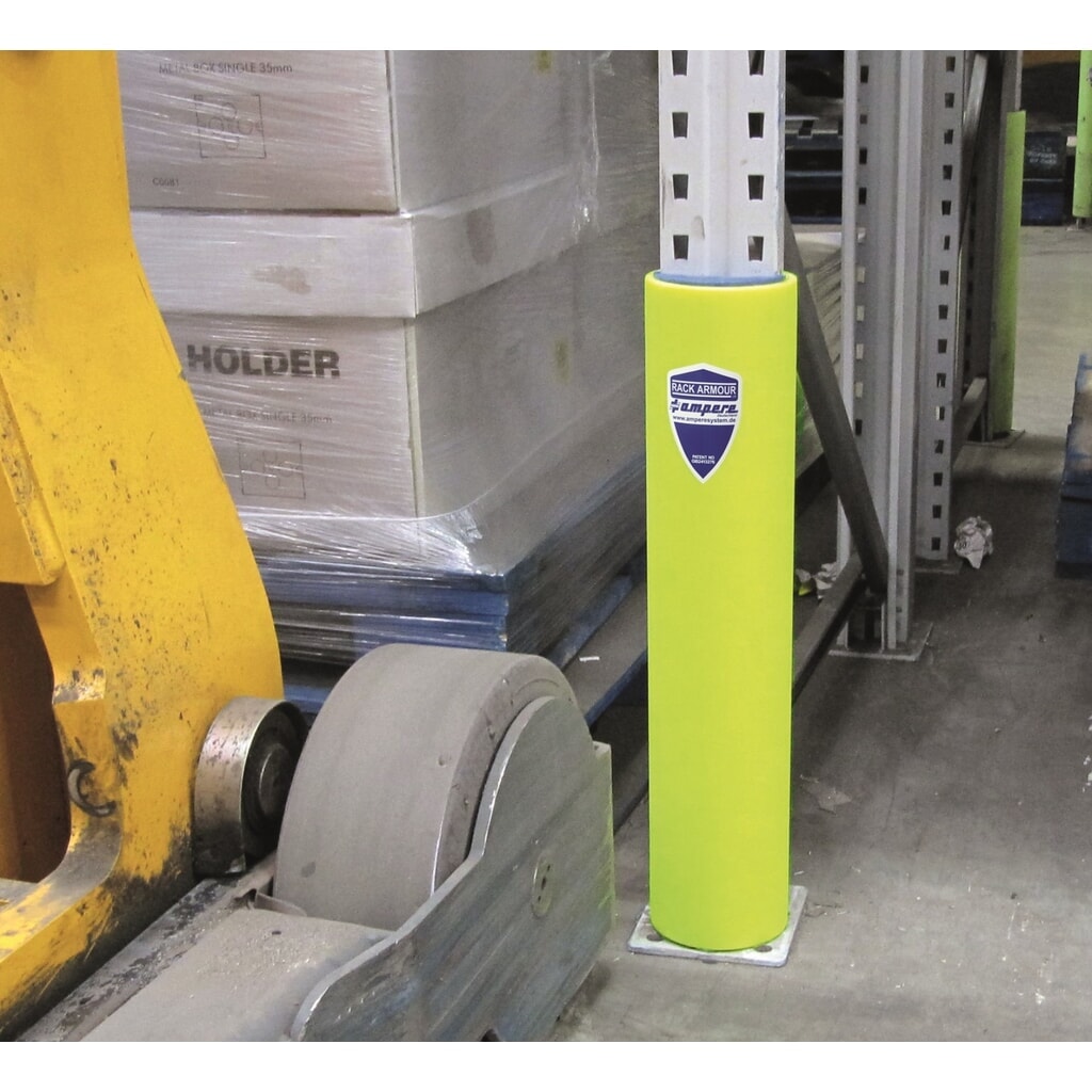 Immagine del prodotto n. 5: A.M.P.E.R.E. Protezione antiurto per scaffali Rack Armour, in materiale plastico, modello L, dimensioni interne AxP 600 x 101-110 mm