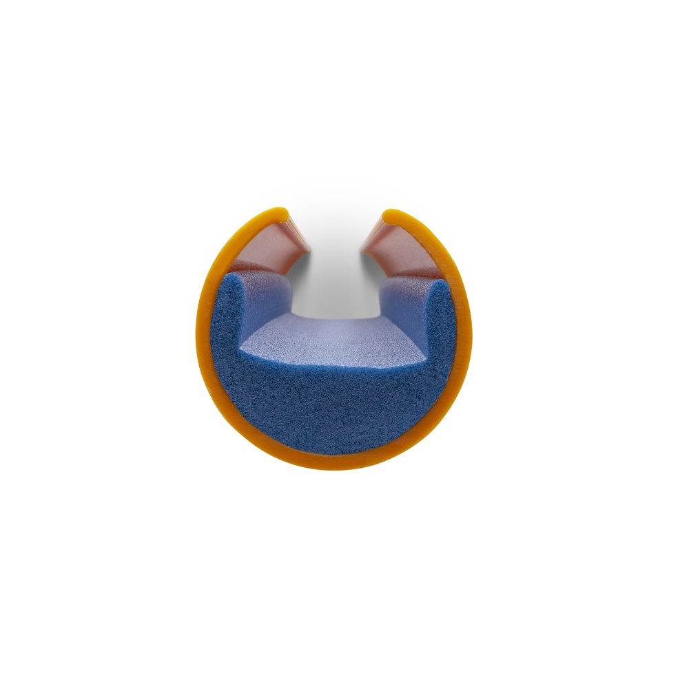 Immagine del prodotto n. 2: A.M.P.E.R.E. Protezione antiurto per scaffali Eco Rack, in materiale plastico, modello L, dimensioni interne AxP 600 x 101-110 mm