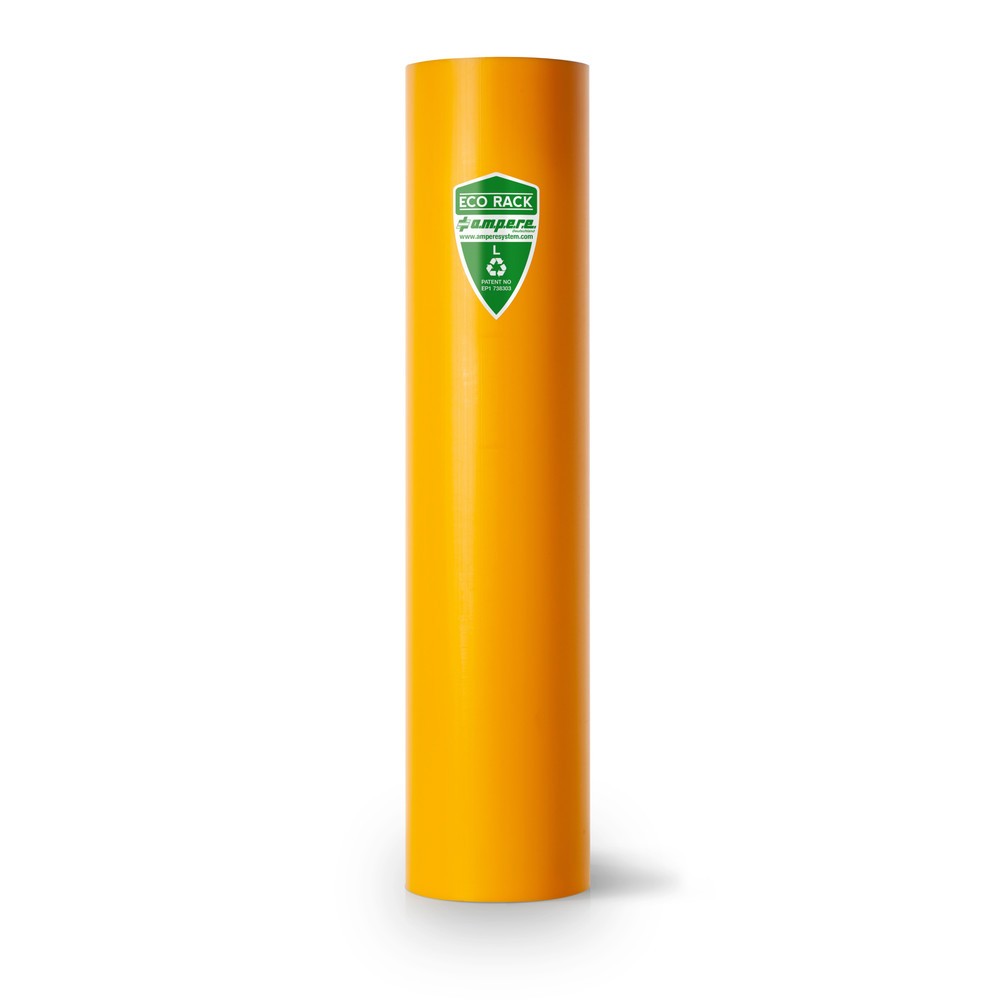 Immagine del prodotto: A.M.P.E.R.E. Protezione antiurto per scaffali Eco Rack, in materiale plastico, modello L, dimensioni interne AxP 600 x 101-110 mm