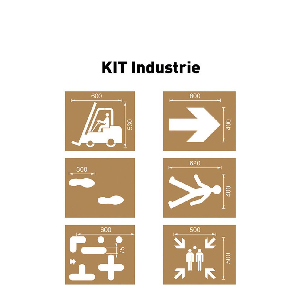 Immagine del prodotto: A.M.P.E.R.E. Set stencil industriale
