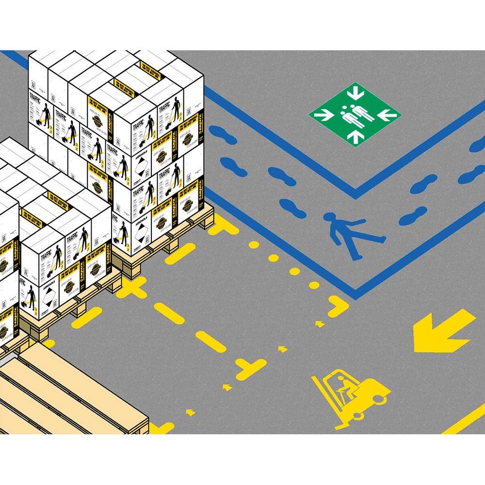 Immagine del prodotto n. 2: A.M.P.E.R.E. Set stencil per delimitazione parcheggi