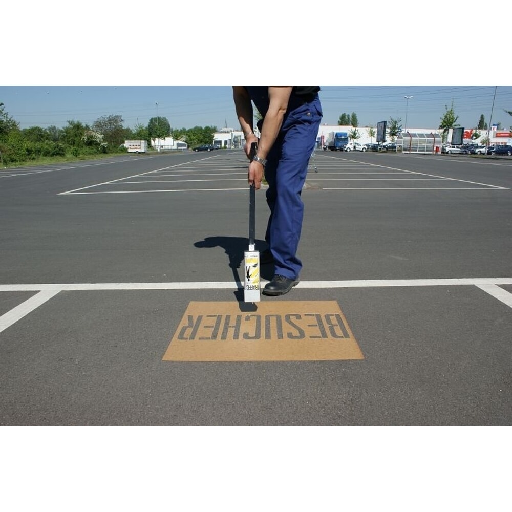 A.M.P.E.R.E. Set stencil per delimitazione parcheggi Immagine del prodotto n. 3: A.M.P.E.R.E. Set stencil per delimitazione parcheggi