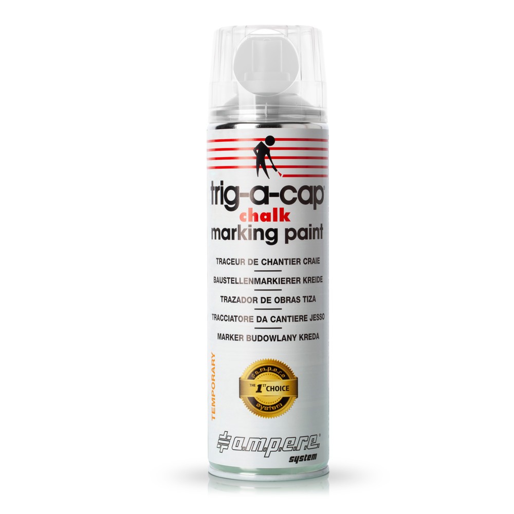 Immagine del prodotto: A.M.P.E.R.E. Spray a base di gesso trig-a-cap® chalk, 500 ml, 12 pz./SU, bianco