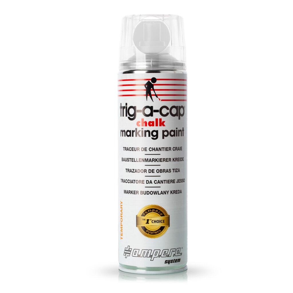 Immagine del prodotto: A.M.P.E.R.E. Spray a base di gesso trig-a-cap® chalk, 500 ml, 12 pz./SU, bianco