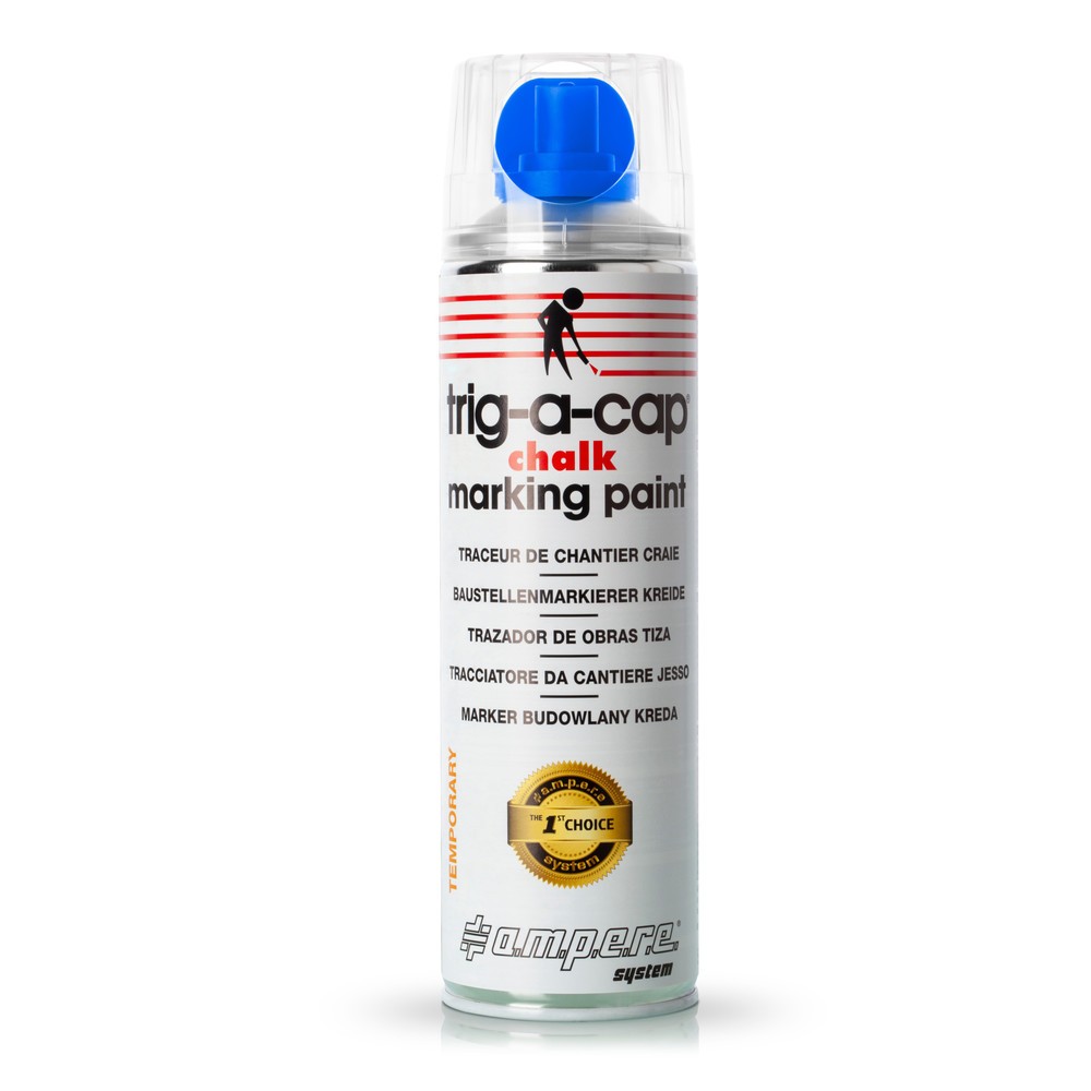 Immagine del prodotto: A.M.P.E.R.E. Spray a base di gesso trig-a-cap® chalk, 500 ml, 12 pz./SU, blu