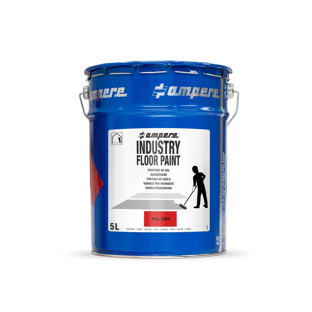 Immagine del prodotto n. 1: A.M.P.E.R.E. Vernice di marcatura da pavimento Traffic Floor Paint, 5 l, rosso