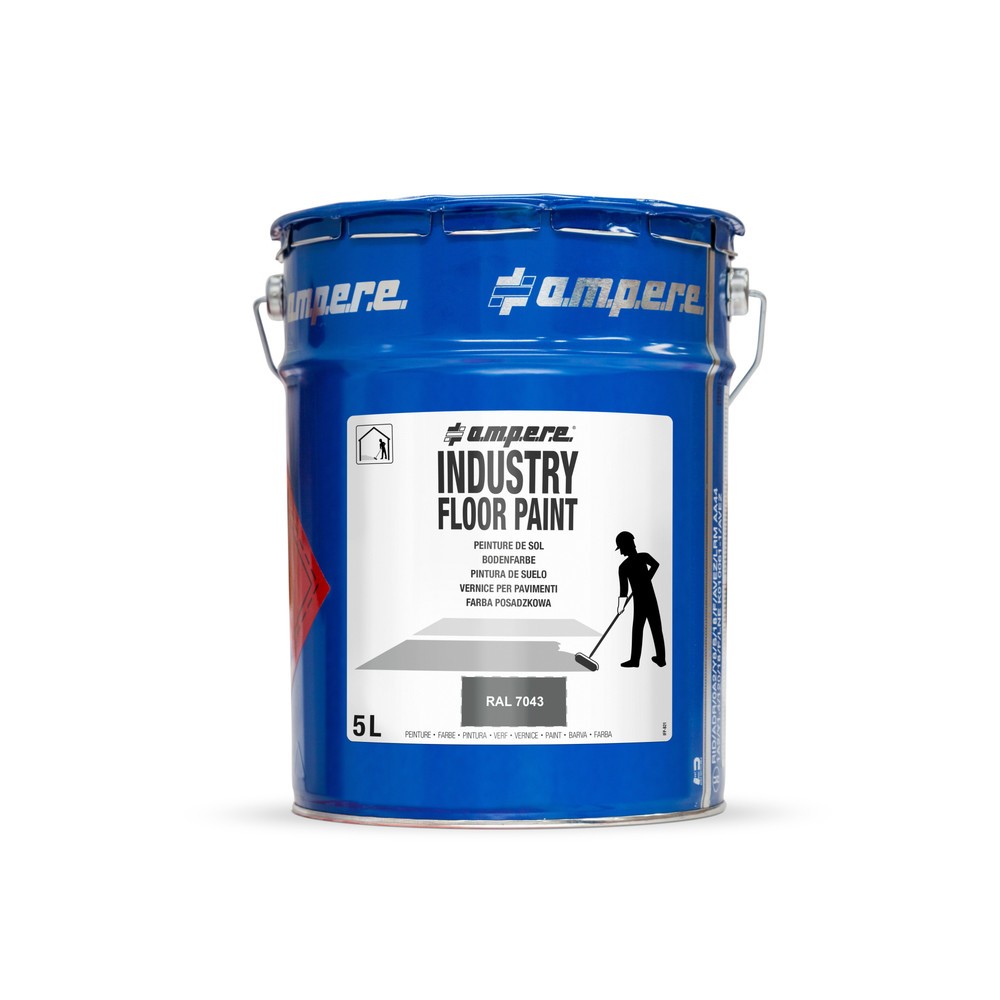 Immagine del prodotto n. 1: A.M.P.E.R.E. Vernice di marcatura da pavimento Traffic Floor Paint, 5 l, grigio
