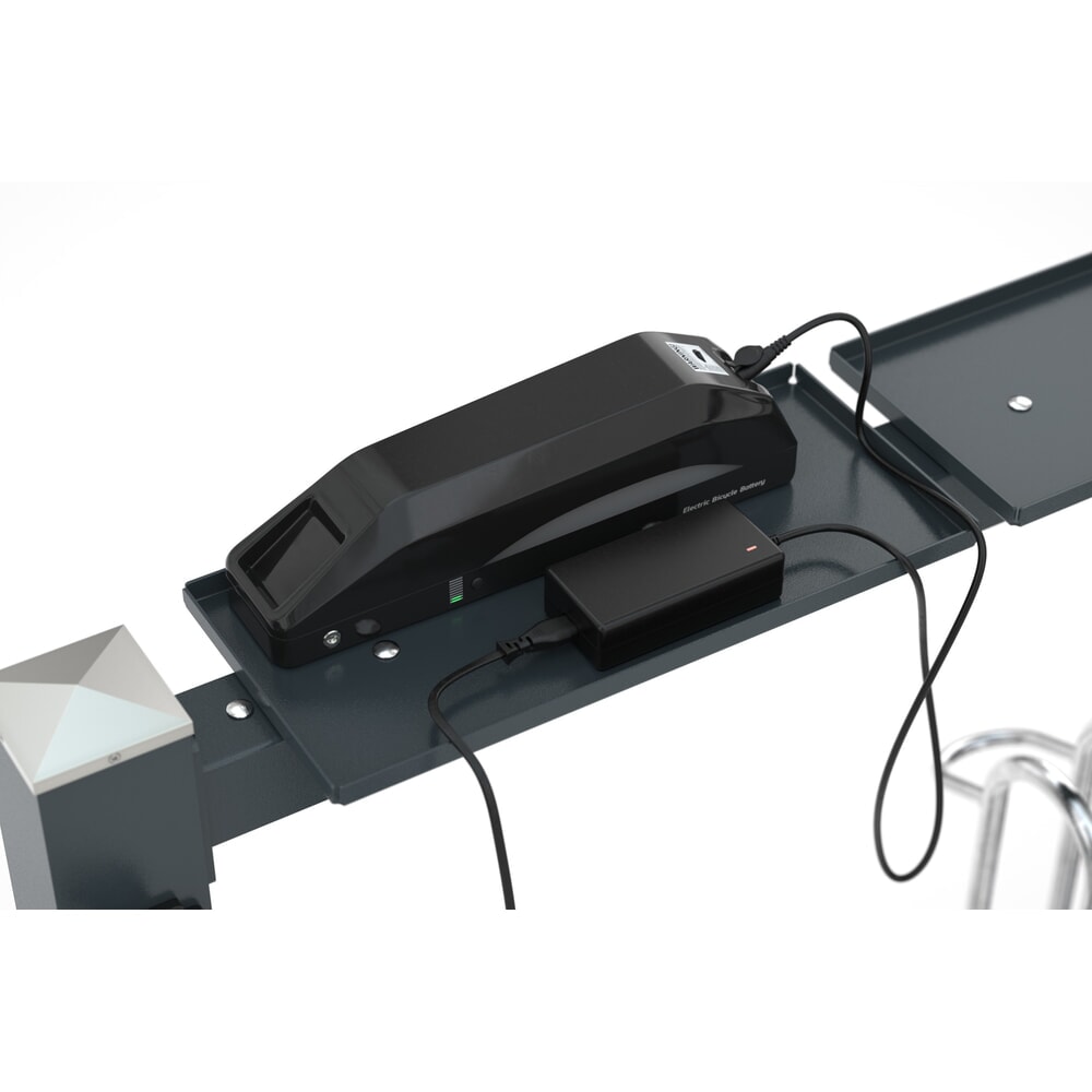 Immagine del prodotto n. 3: Vano portaoggetti per il modulo di carica wsm®, per 1 posto, grigio antracite
