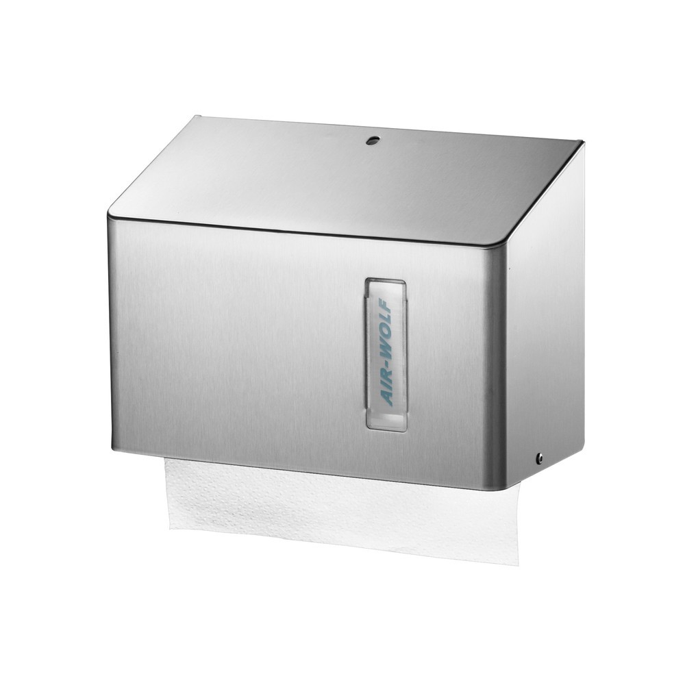 Distributore di asciugamani di carta Air-Wolf per circa 500 asciugamani di carta con piega a C o a V Serie Omega