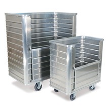 Produktabbildung Nr. 1: Alu-Kastenwagen mit halb abklappbarer Wand, 355 Liter
