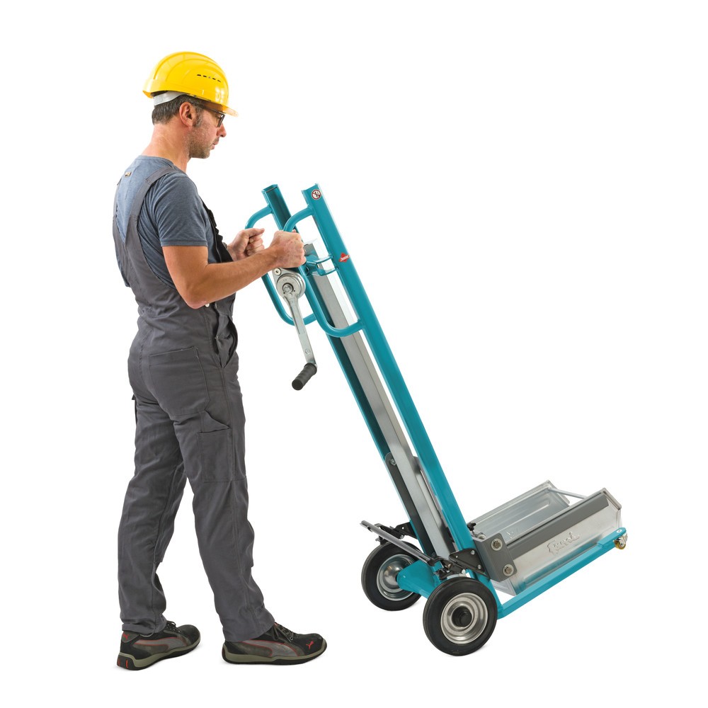 Immagine del prodotto n. 3: Carrello sollevamento Ameise® con supporto forcella, ruote in gomma piena