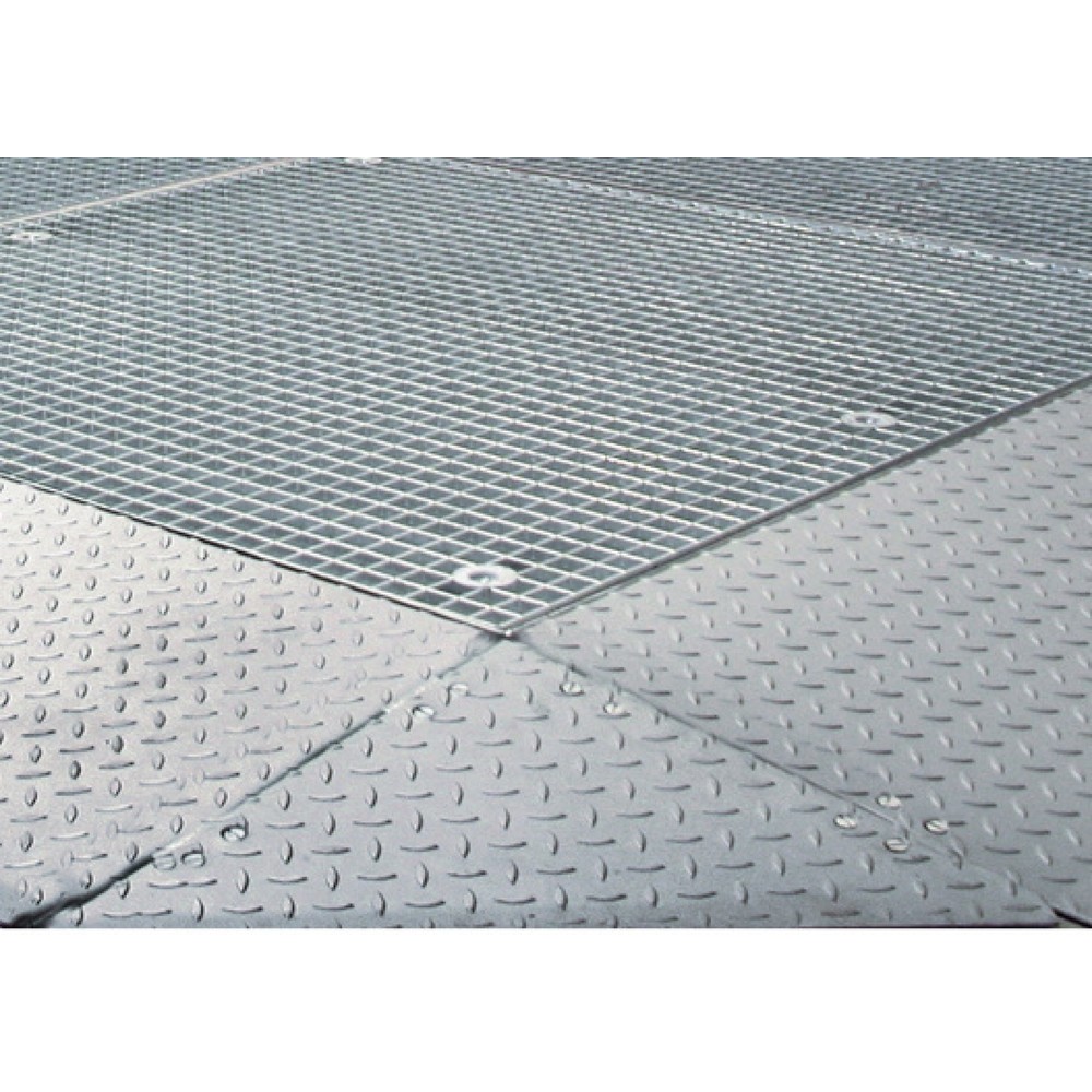 Immagine del prodotto n. 2: Angolo di accesso per vasche ribassate in acciaio, LxL 500 x 500 mm