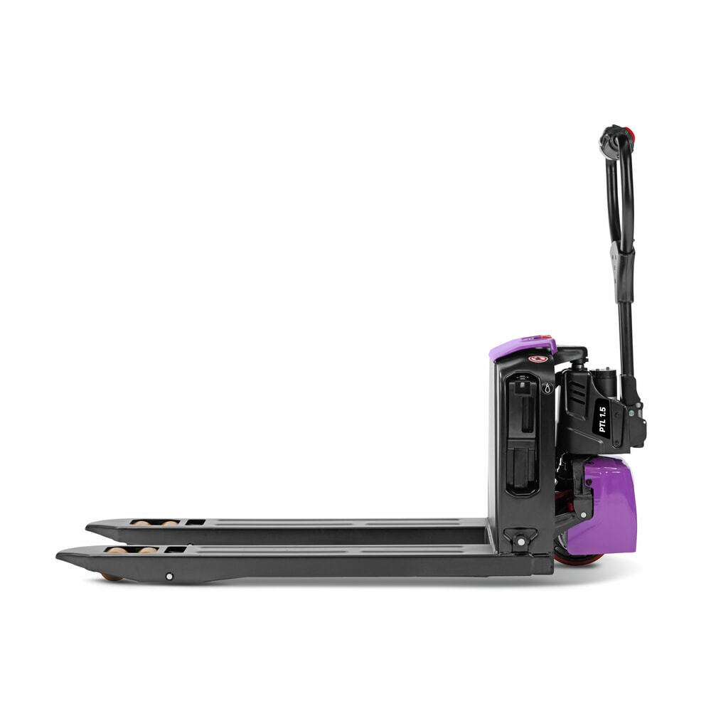 Immagine del prodotto n. 5: AntOn di Jungheinrich transpallet elettrico PTL 1.5, extra largo per pallet speciali, portata 1.500 kg, lunghezza forche 1.150 mm