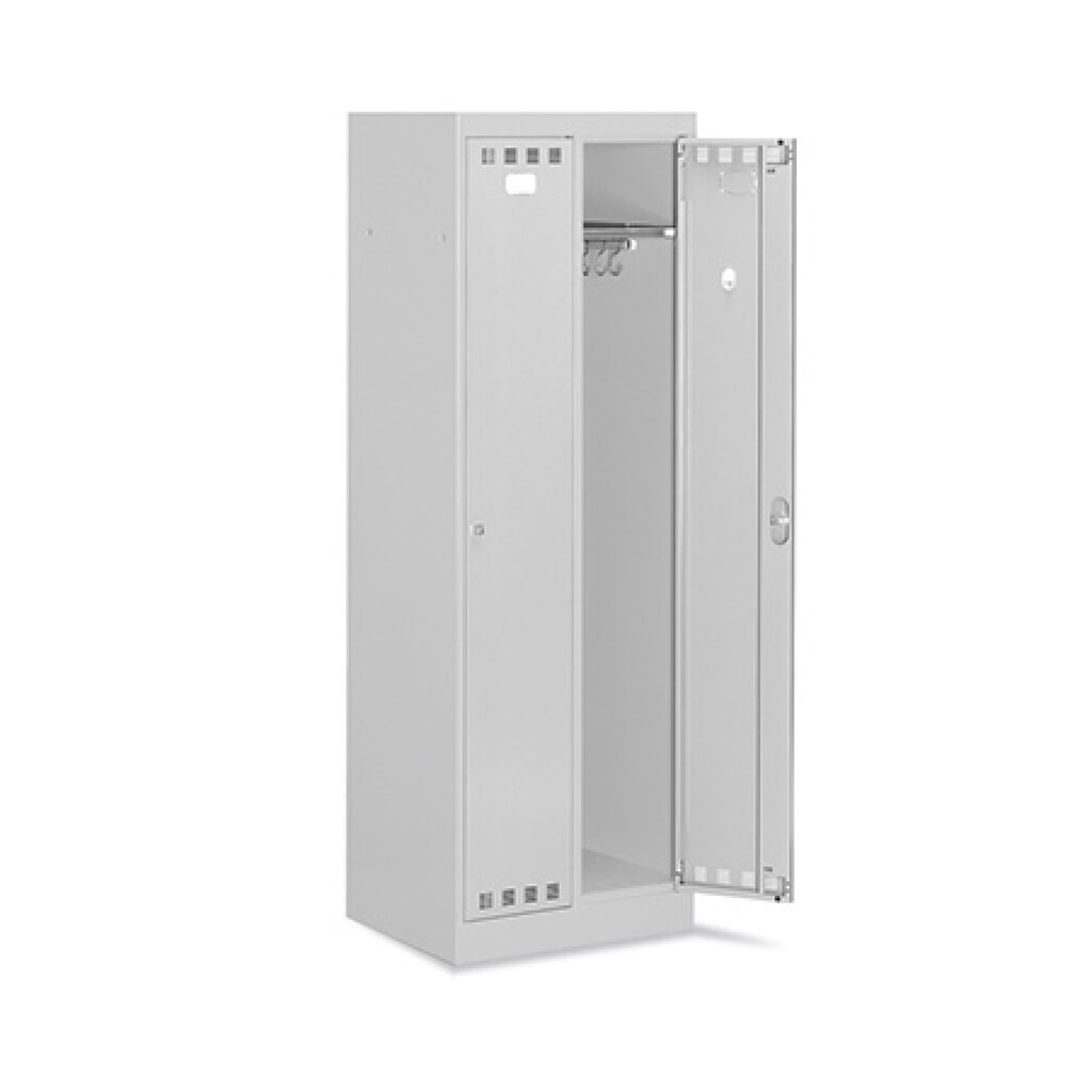 Immagine del prodotto: Armadietto metallico Fami PERFOM con 2 scomparti, AxLxP 1.750 x 608 x 502 mm, grigio chiaro
