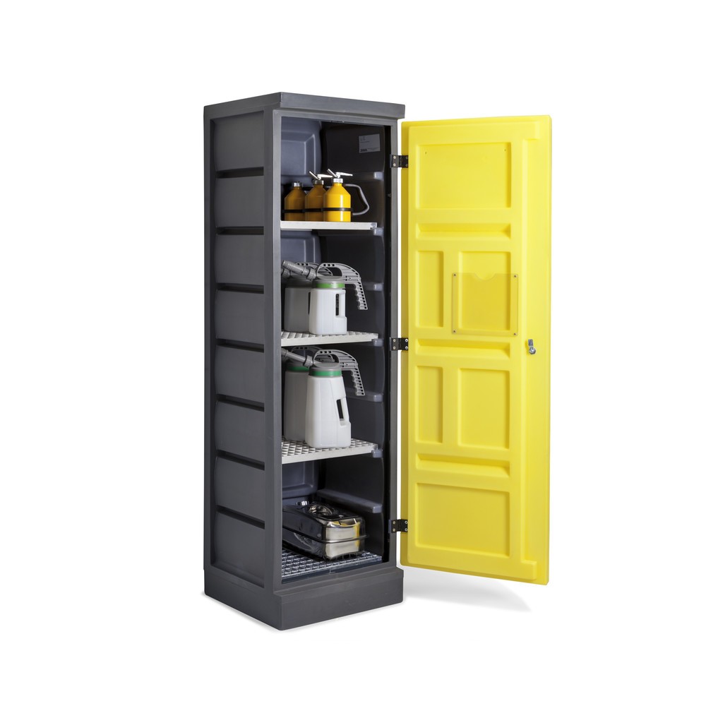 Immagine del prodotto: Armadio di sicurezza in PE, AxLxP 1.990 x 610 x 640 mm, 4 griglie in acciaio inox