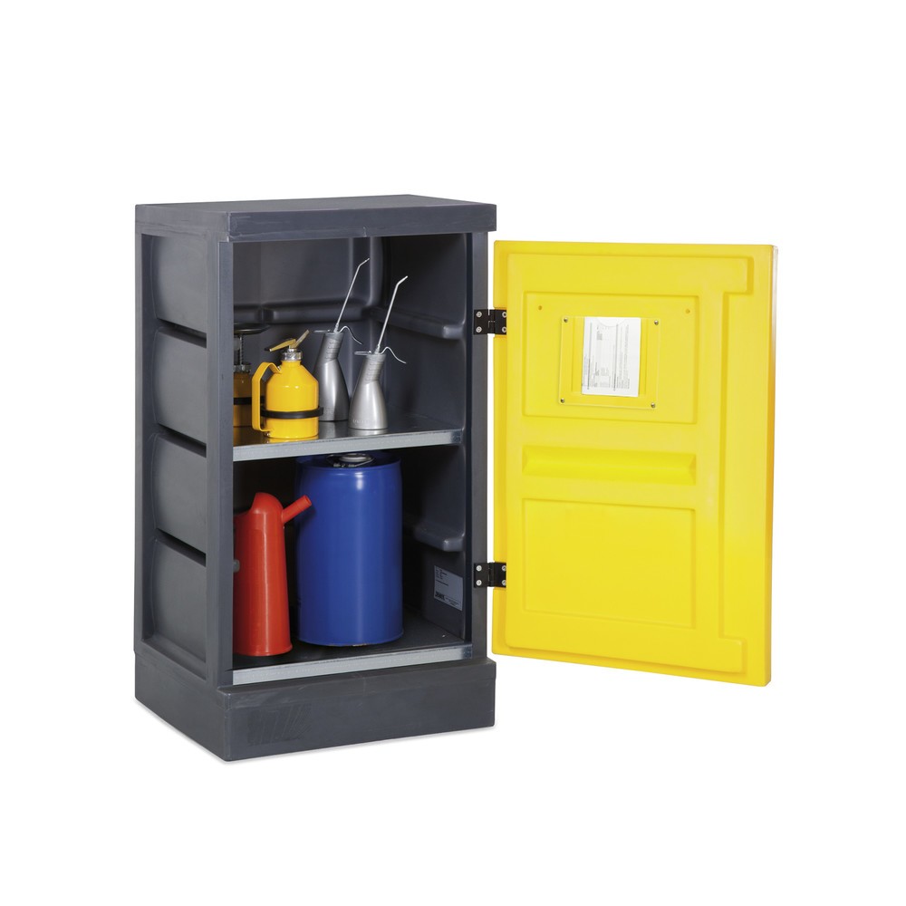 Immagine del prodotto: Armadio di sicurezza in PE, HxLxP 1.130 x 610 x 640 mm, 1 vasca + 1 griglia, zincato
