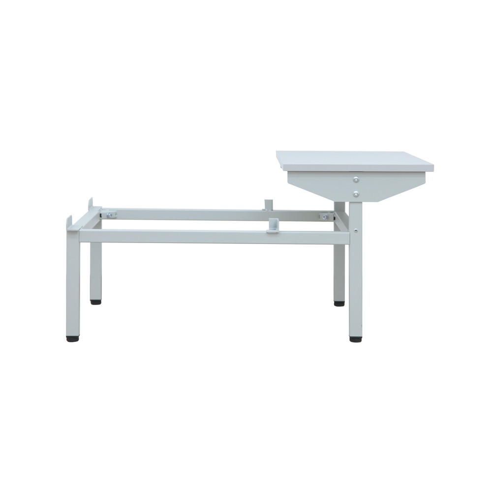 Immagine del prodotto n. 8: Armadietto spogliatoio con panca HEMMDAL HG-SB-2, chiusura a chiavistello, a 2 livelli, 4 vani, AxLxP 1.800 x 600 x 500 mm, grigio chiaro