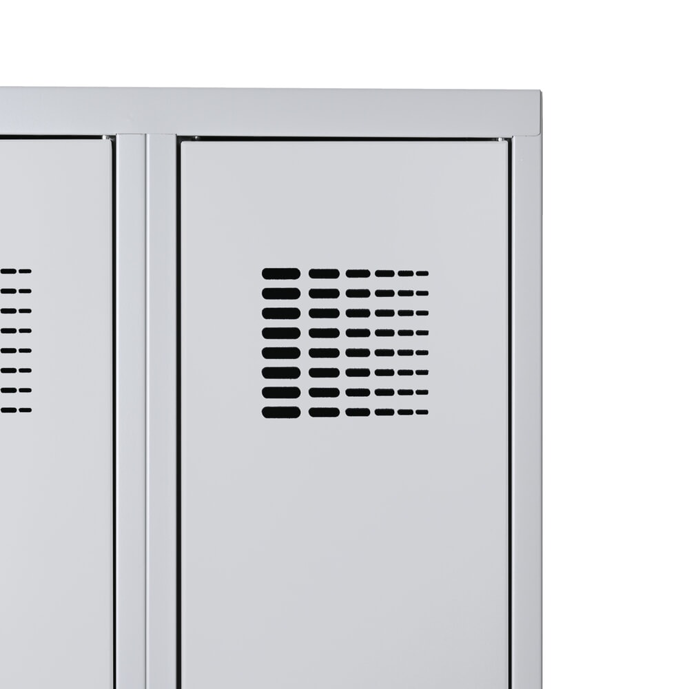 Immagine del prodotto n. 7: Armadietto Steinbock®, a pavimento, 2 scomparti, chiusura a chiavistello, AxLxP 1.800 x 600 x 500 mm, grigio chiaro/grigio antracite