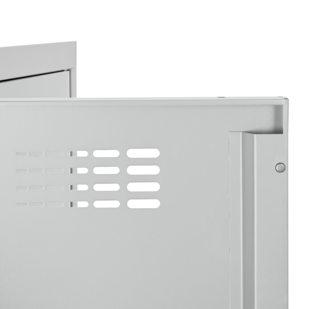 Immagine del prodotto n. 7: Armadietto Steinbock®, a pavimento, a 2 livelli, 6 scomparti, chiusura a chiavistello, AxLxP 1.800 x 900 x 500 mm, grigio chiaro/grigio antracite