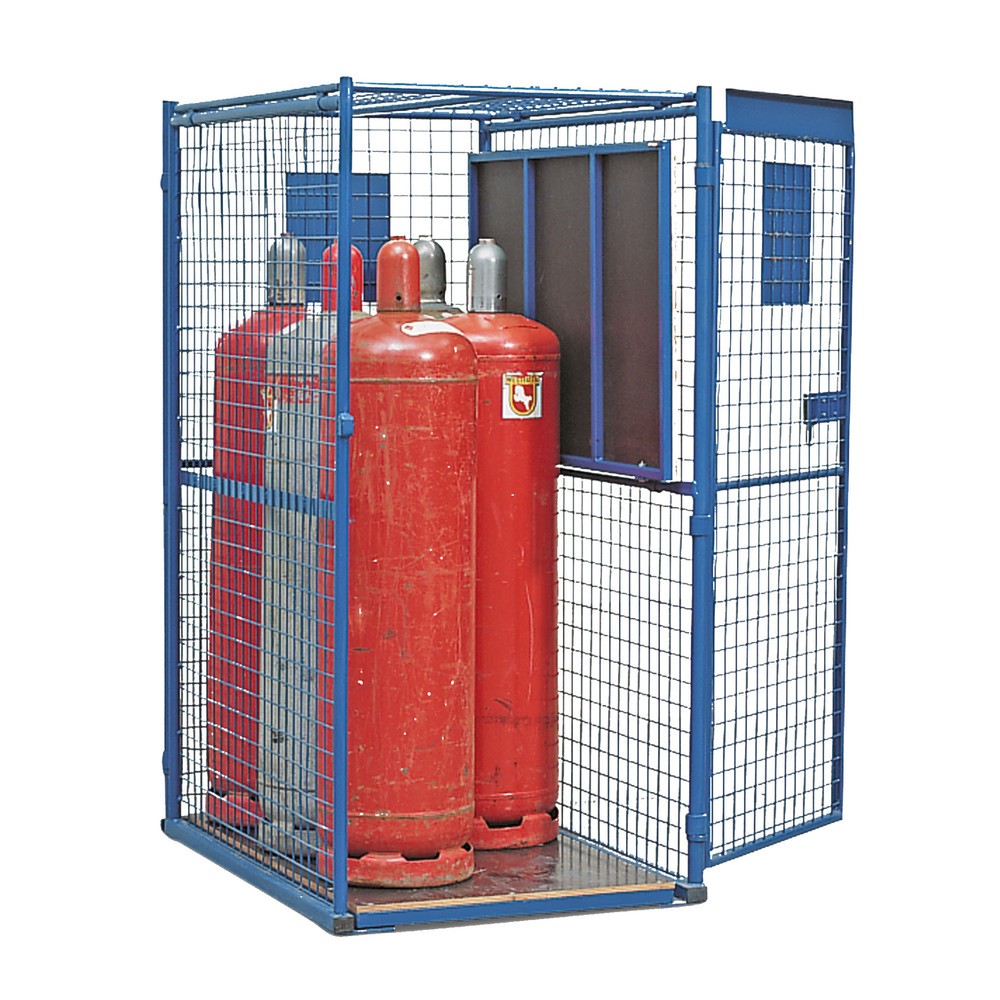 Immagine del prodotto: Contenitore a griglia per bombole di gas, 1 sportello, AxLxP 1.670 x 790 x 1.180 mm