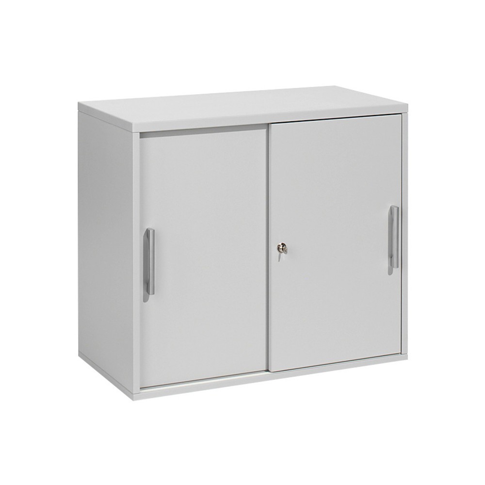 Immagine del prodotto: Armadio complementare con ante scorrevoli Profi, larghezza 800 mm, grigio chiaro