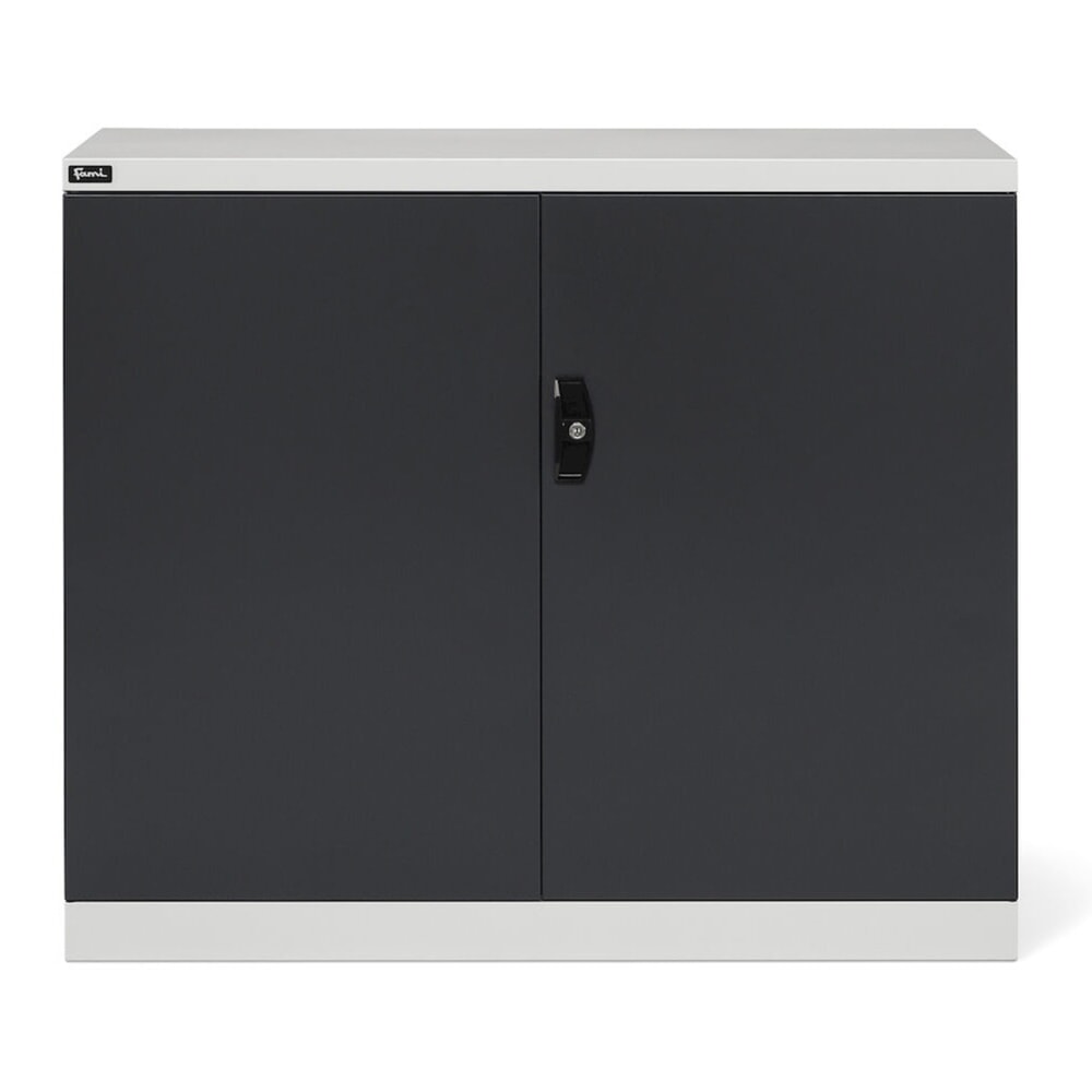 Immagine del prodotto n. 2: Armadio con ante a battente Fami PERFOM, 2 ripiani, AxLxP 1.000 x 1.193 x 555 mm, grigio chiaro, antracite