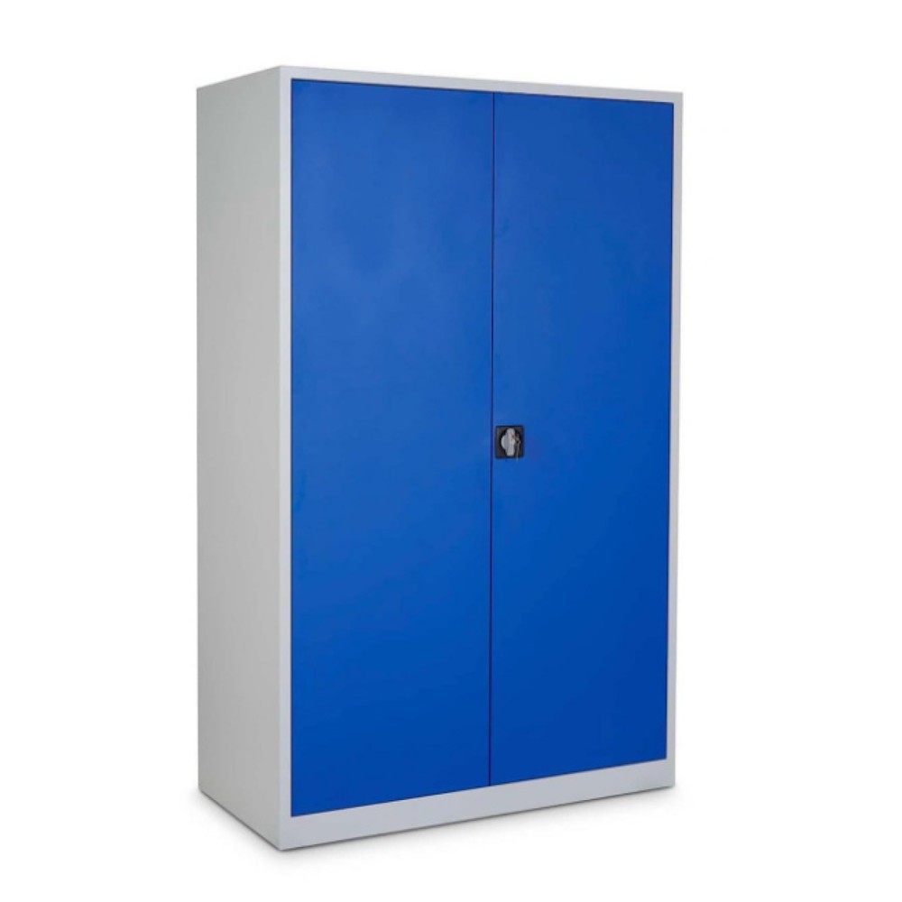 Immagine del prodotto: Armadio per officina HEMMDAL HW-XBT, serratura di sicurezza a cilindro, AxLxP 1.950 x 1.200 x 600 mm, grigio chiaro/blu genziana