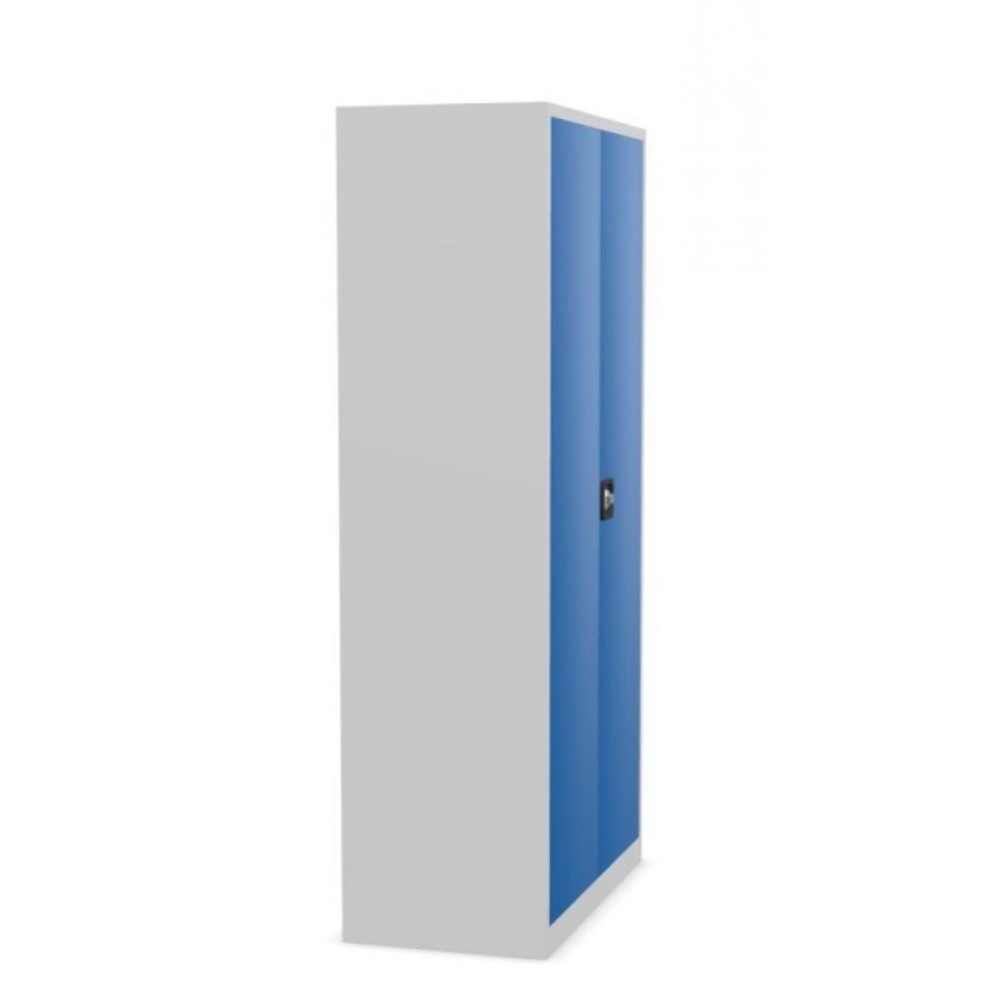 Immagine del prodotto n. 4: Armadio con ante a battente HEMMDAL HF-ST, 5 ripiani per raccoglitori, AxLxP 1.950 x 1.200 x 420 mm, ripiani verniciati a polvere, grigio chiaro/blu genziana