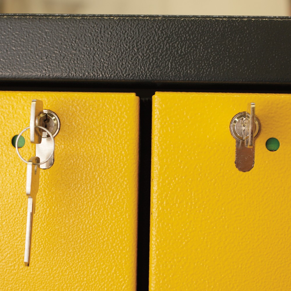 Immagine del prodotto n. 3: Armadio di sicurezza asecos® Q-PEGASUS/Tipo 90, 3 ripiani, AxLxP 1.953 x 599 x 615 mm, grigio chiaro
