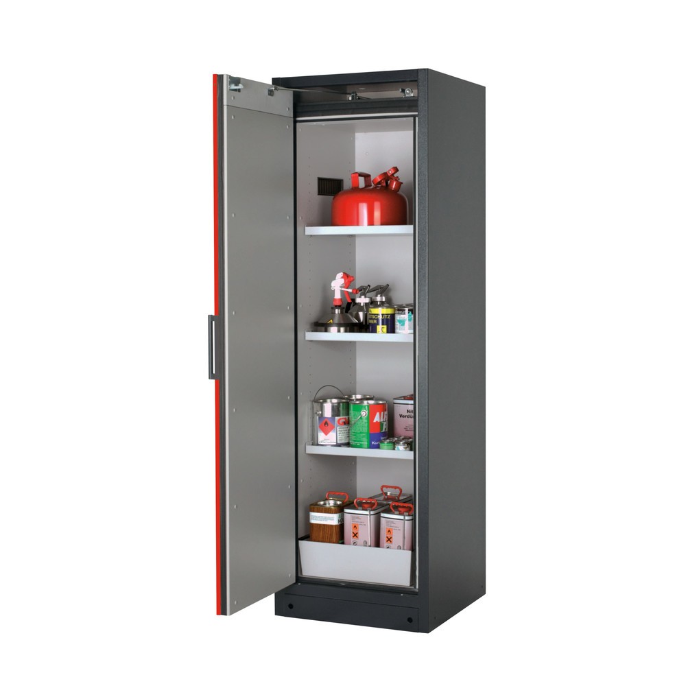 Immagine del prodotto n. 1: Armadio di sicurezza asecos® Q-PEGASUS/Tipo 90, 3 ripiani, AxLxP 1.953 x 599 x 615 mm, Rosso traffico