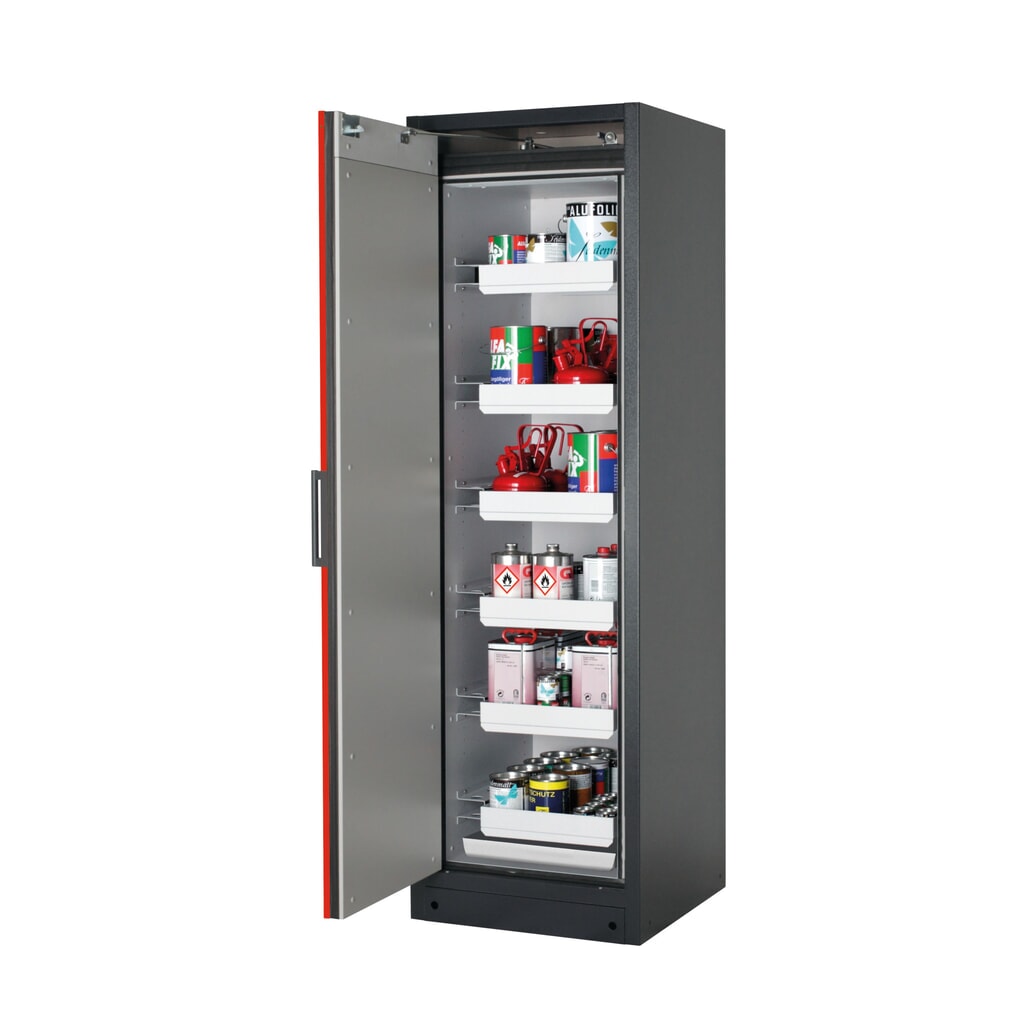 Immagine del prodotto: Armadio antincendio asecos® Q-PEGASUS/Tipo 90, 6 vaschette estraibili, AxLxP 1.953 x 599 x 615 mm, rosso traffico