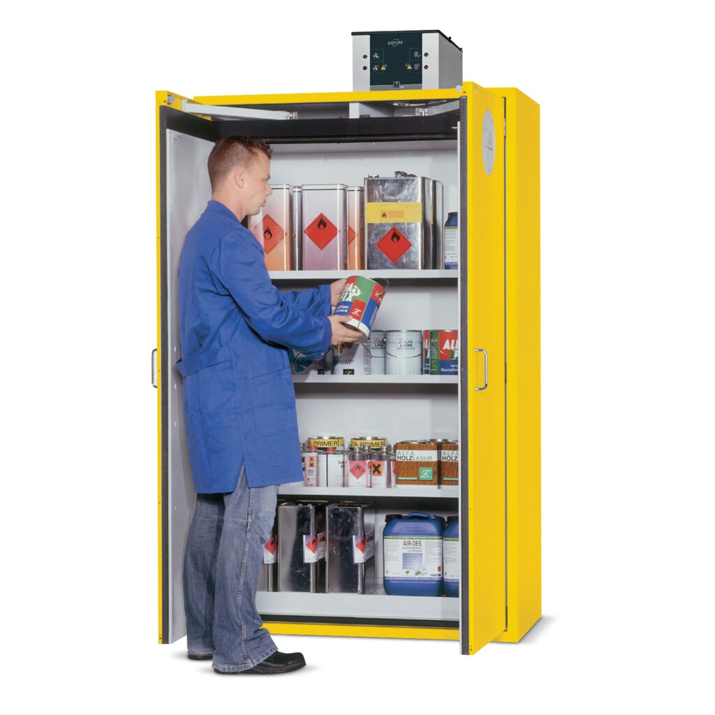 Armadio antincendio asecos® S-CLASSIC/Tipo 90, AxLxP 1.968 x 1.200 x 615 mm, giallo oro Immagine del prodotto: Armadio antincendio asecos® S-CLASSIC/Tipo 90, AxLxP 1.968 x 1.200 x 615 mm, giallo oro