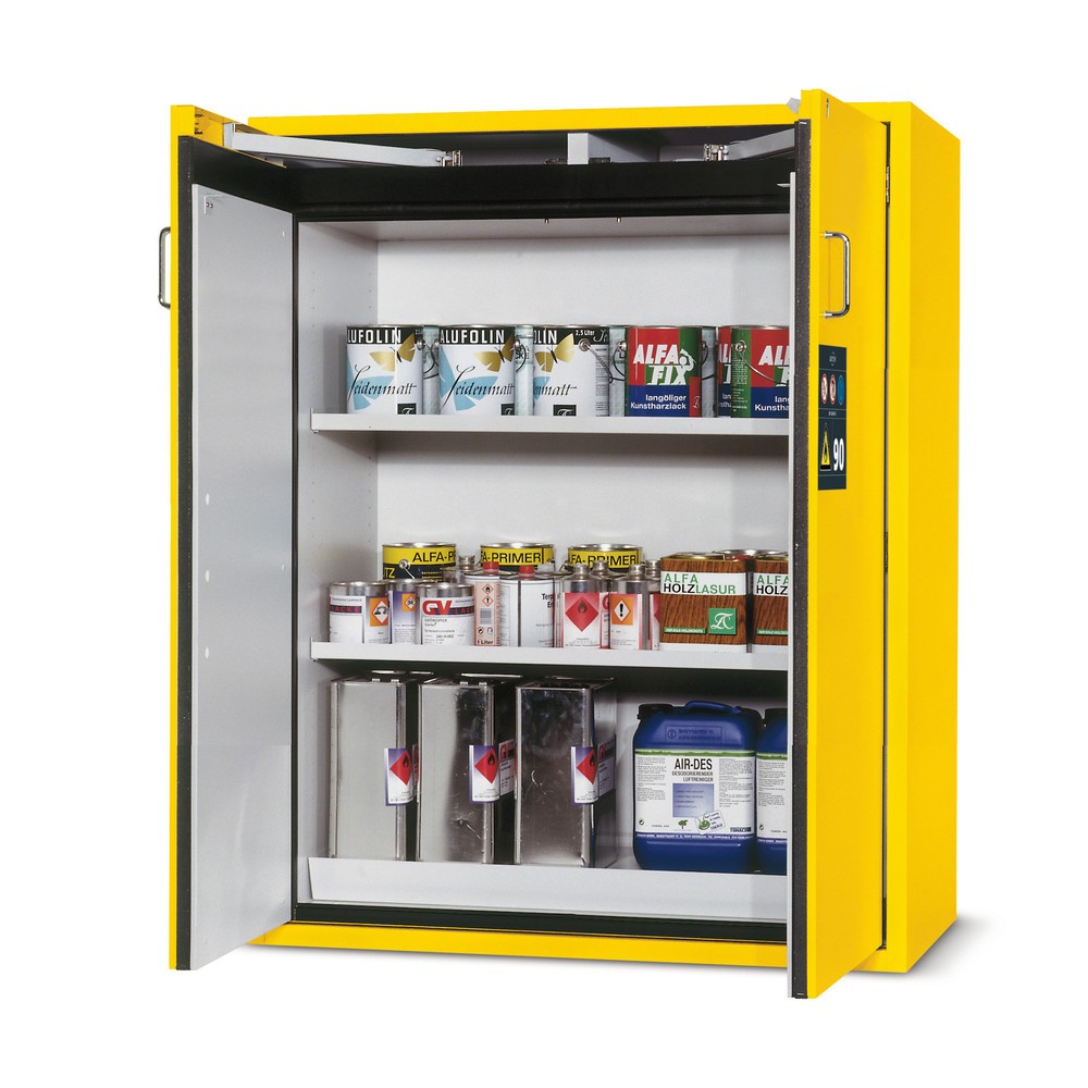 Immagine del prodotto: Armadio di sicurezza asecos® S-CLASSIC/Tipo 90, AxLxP 1.298 x 1.200 x 615 mm, grigio chiaro