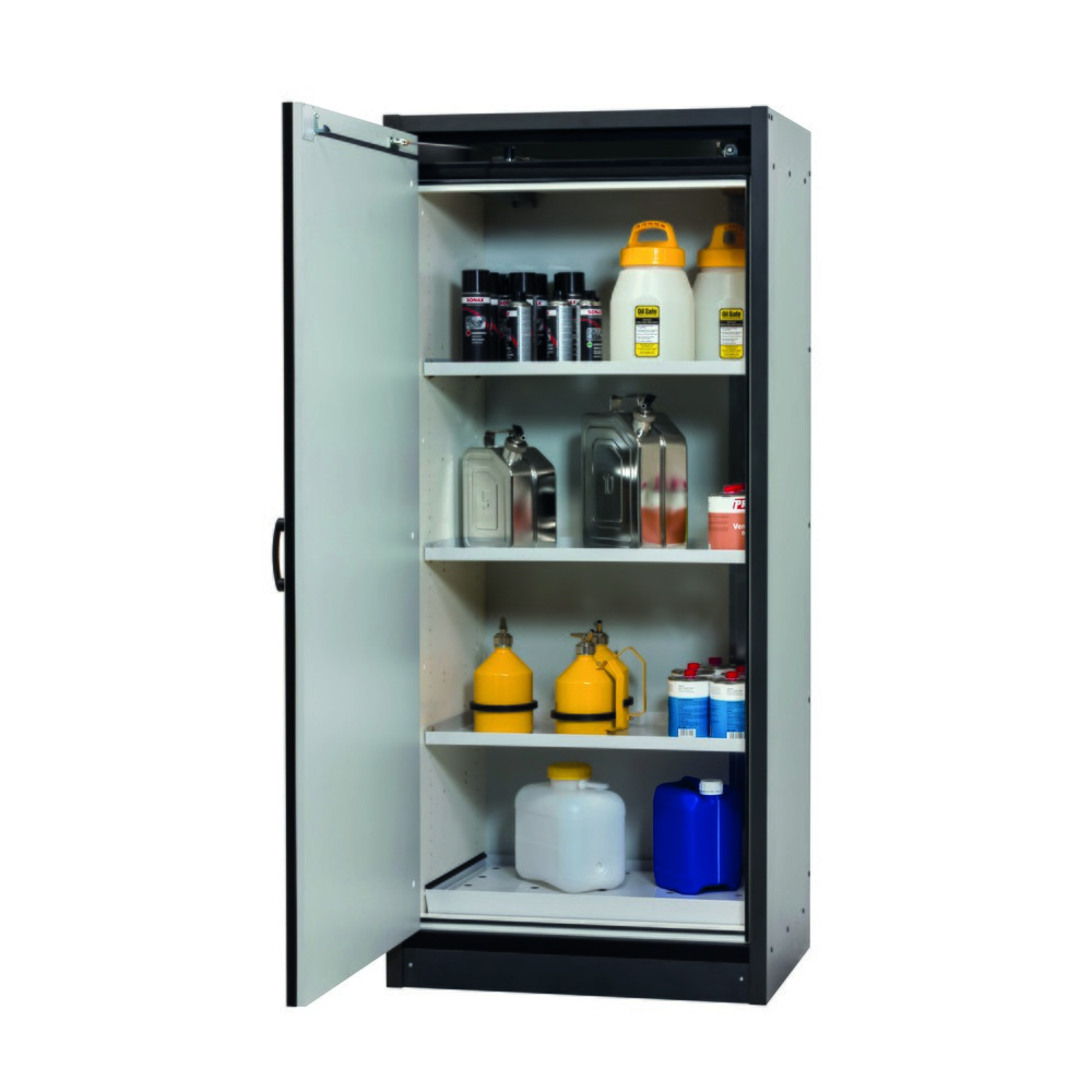 Immagine del prodotto n. 2: Armadio di sicurezza asecos® Tipo 30, AxLxP 1.947 x 564 x 620 mm, grigio antracite/giallo oro