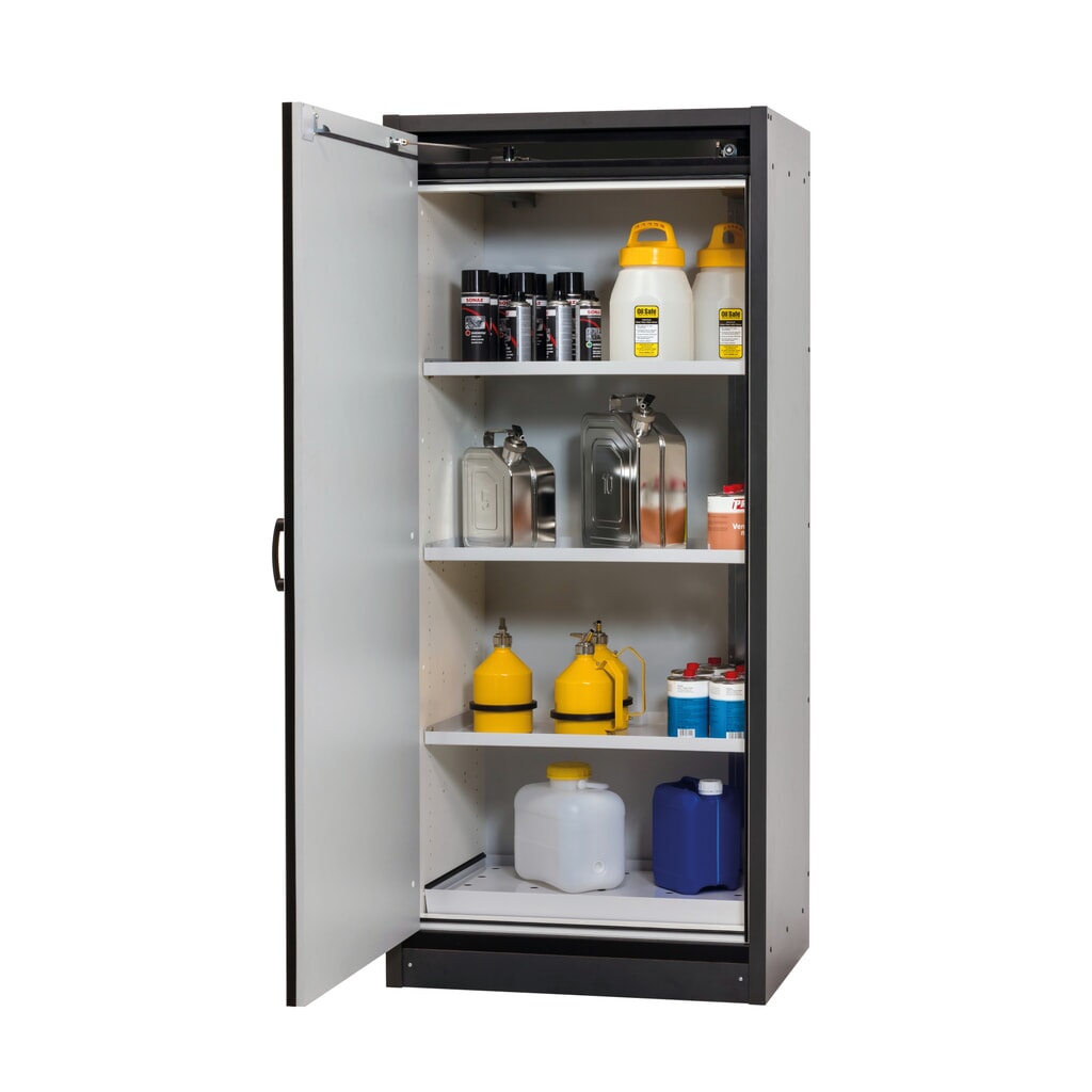 Immagine del prodotto n. 3: armadio antincendio asecos® Tipo 30, HxBxT 1.947 x 564 x 620 mm, grigio antracite/giallo oro