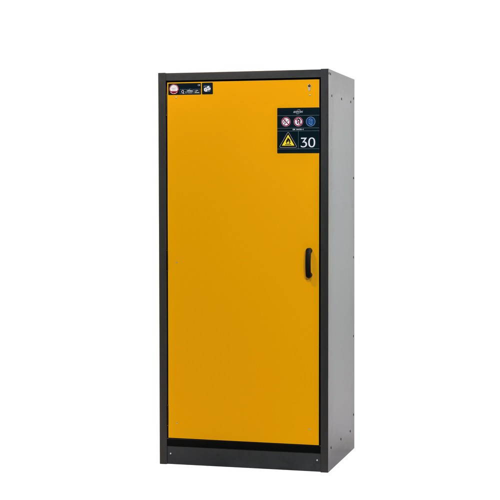 Immagine del prodotto: Armadio di sicurezza asecos® Tipo 30, AxLxP 1.947 x 564 x 620 mm, grigio antracite/giallo oro