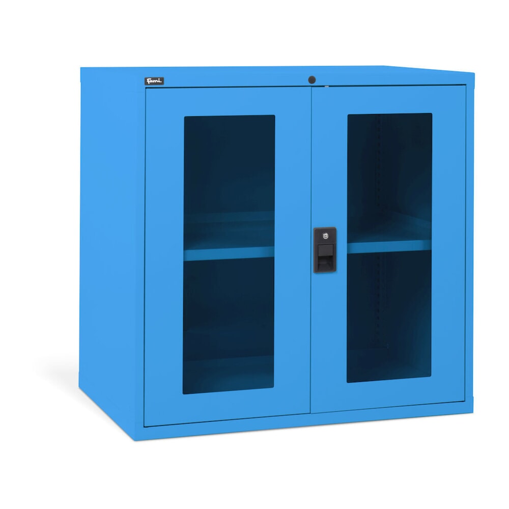 Immagine del prodotto n. 3: Armadio Fami MASTER con ante a battente in policarbonato, AxLxP 1.000 x 1.020 x 726 mm, azzurro