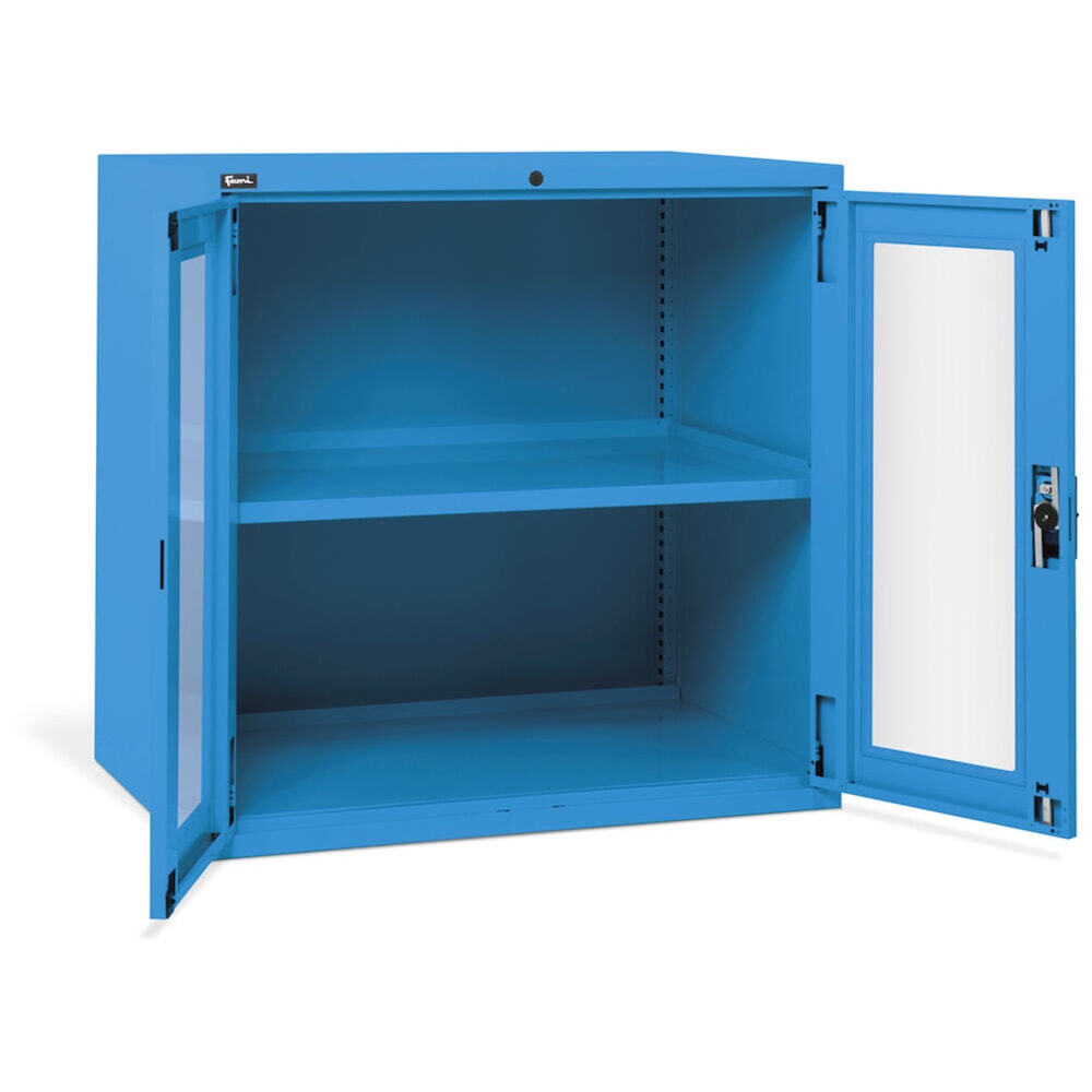 Immagine del prodotto n. 5: Armadio Fami MASTER con ante a battente in policarbonato, AxLxP 1.000 x 1.020 x 726 mm, azzurro