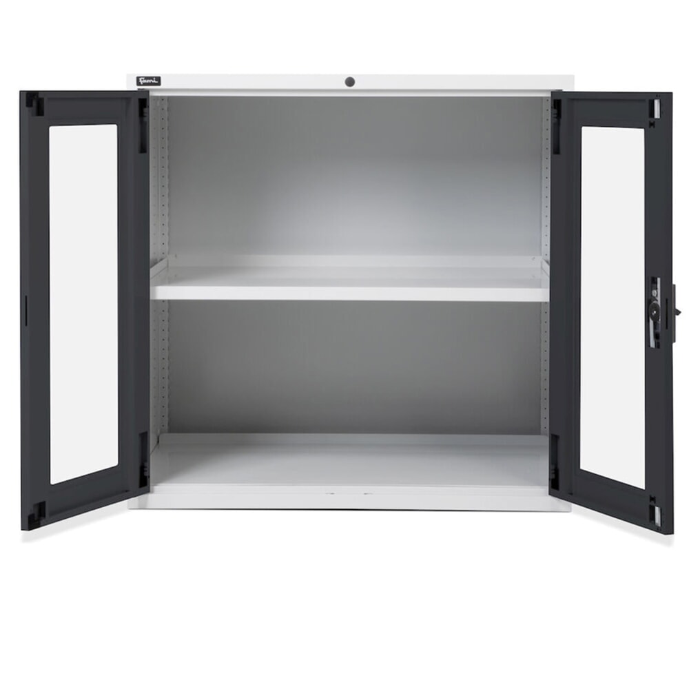 Immagine del prodotto n. 2: Armadio Fami MASTER con ante a battente in policarbonato, AxLxP 1.000 x 1.020 x 726 mm, grigio chiaro, antracite