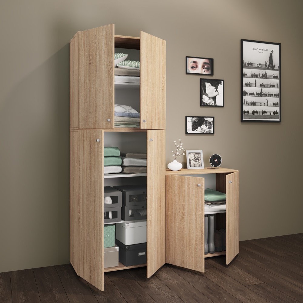 Immagine del prodotto n. 4: Guardaroba VCM Lona XXL con ante a battente, rovere Sonoma
