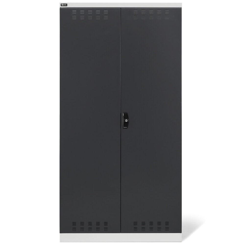 Immagine del prodotto n. 2: Armadio multiuso Fami PERFOM, asta appendiabiti, 3 ripiani, AxLxP 2.000 x 1.023 x 726 mm, grigio chiaro, antracite