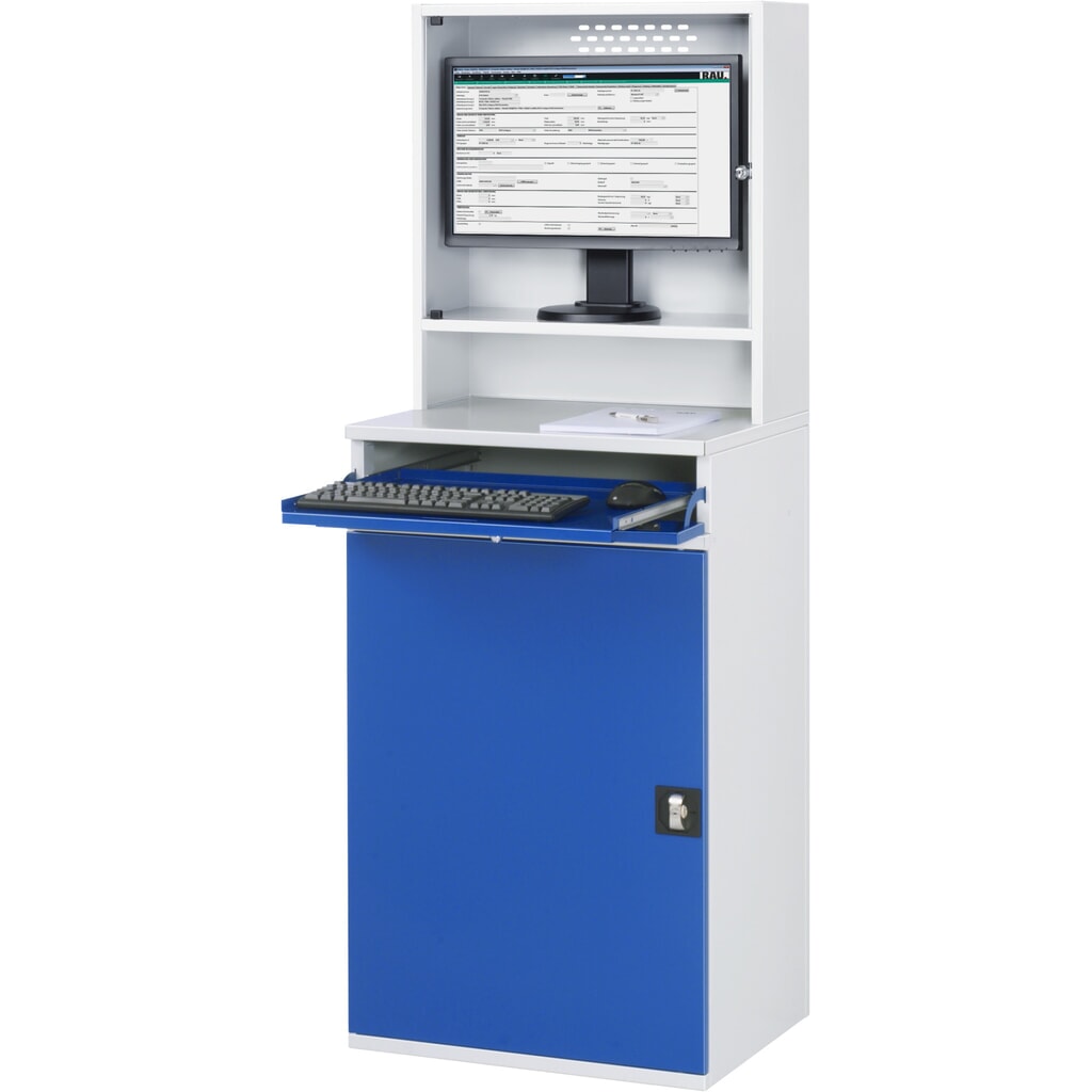 Immagine del prodotto n. 2: Spazio di lavoro per computer RAU con alloggiamento monitor, fisso